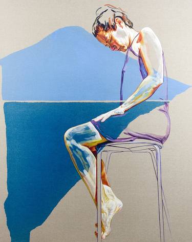 Print of Figurative Women Paintings by Cristina Troufa