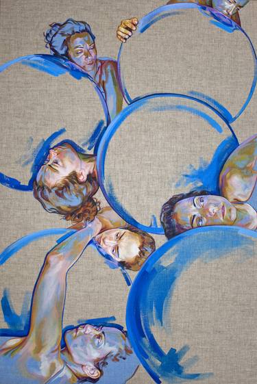 Print of People Paintings by Cristina Troufa