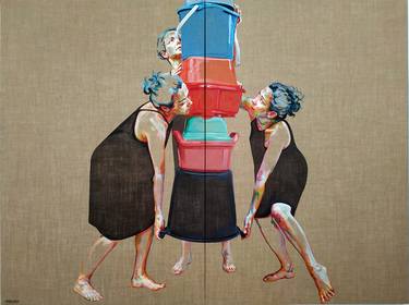 Print of Figurative People Paintings by Cristina Troufa