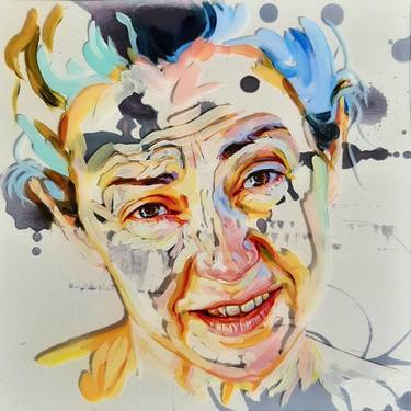 Original Abstract Portrait Paintings by Cristina Troufa