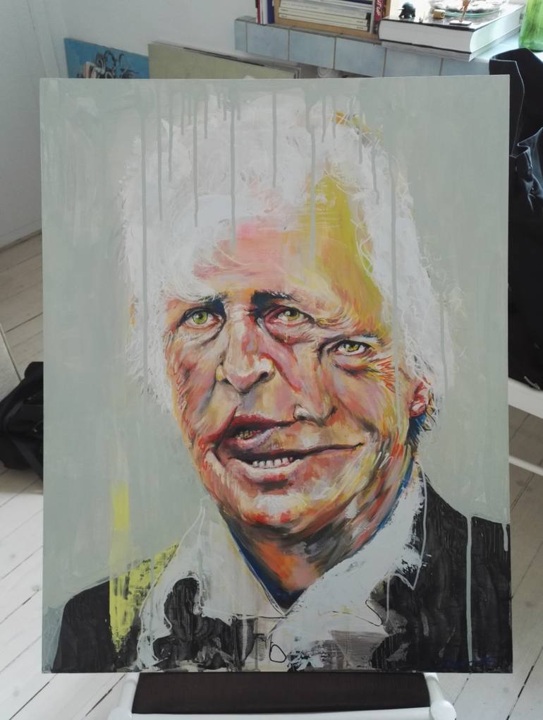 Original Figurative Pop Culture/Celebrity Painting by Olli Kilpi