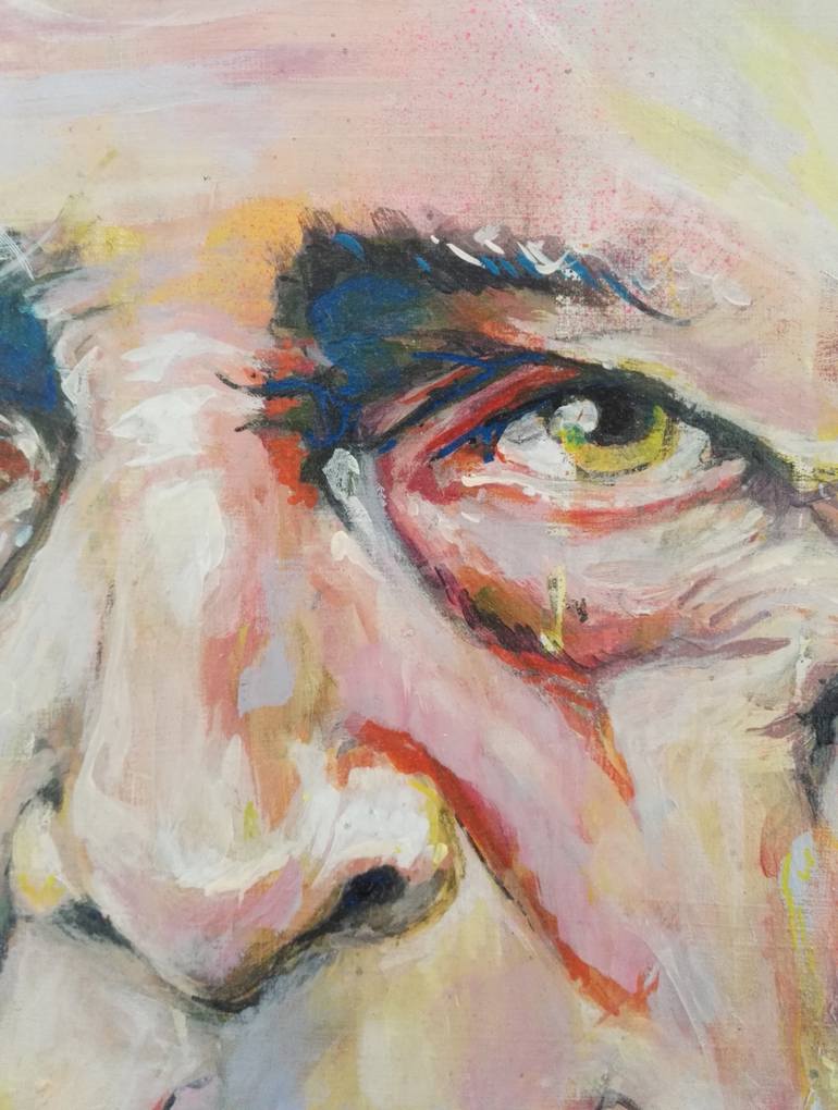 Original Figurative Pop Culture/Celebrity Painting by Olli Kilpi