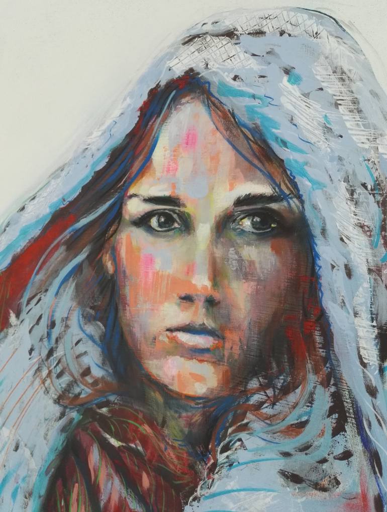 Original Figurative Women Painting by Olli Kilpi