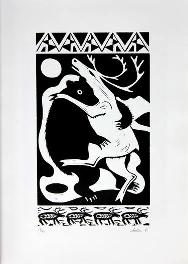 ”Uva Ursi” Bear and reindeer danse.  13/40 thumb