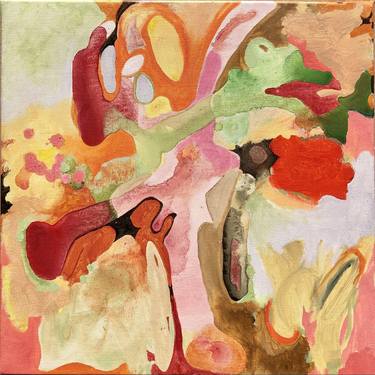Original Fauvism Abstract Painting by Isabel Ruiz Perdiguero