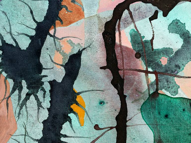 Original Abstract Expressionism Abstract Painting by Isabel Ruiz Perdiguero