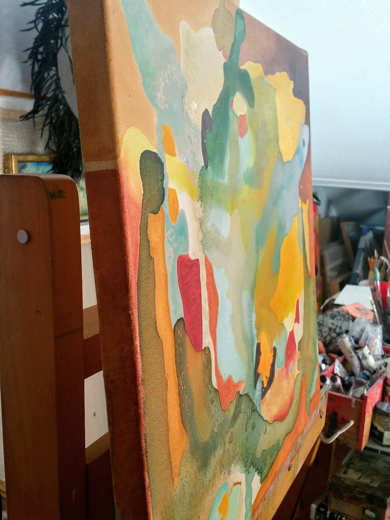 Original Abstract Painting by Isabel Ruiz Perdiguero