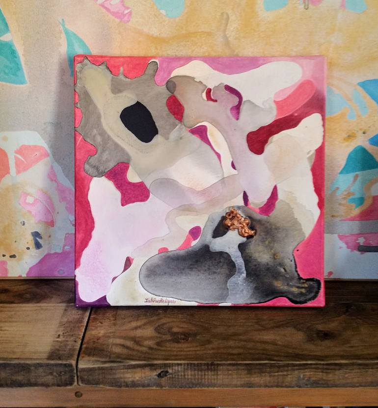 Original Abstract Expressionism Abstract Painting by Isabel Ruiz Perdiguero