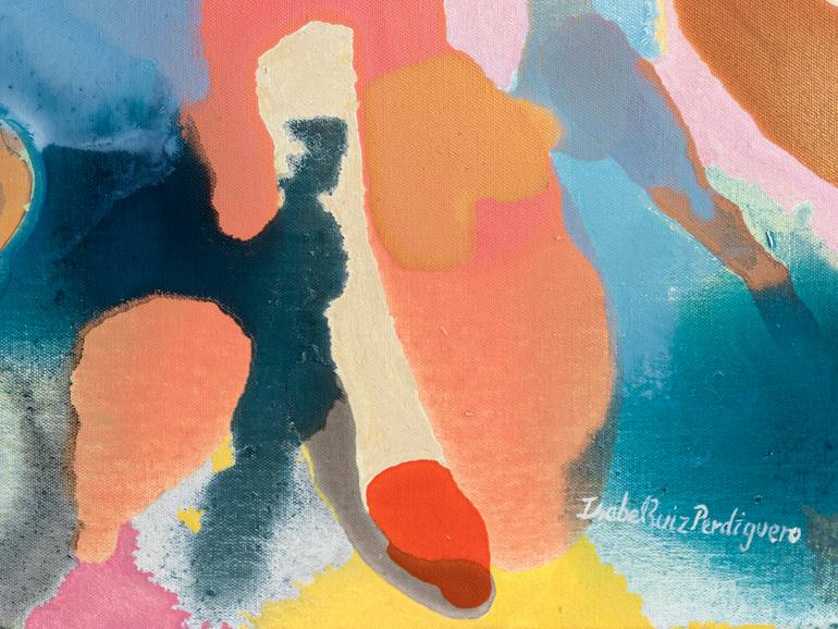Original Abstract Expressionism Abstract Painting by Isabel Ruiz Perdiguero