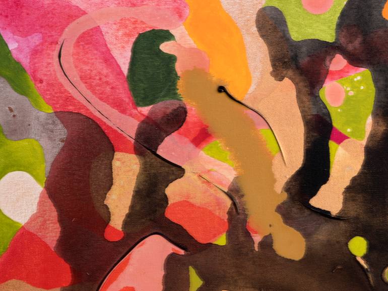 Original Abstract Expressionism Landscape Painting by Isabel Ruiz Perdiguero