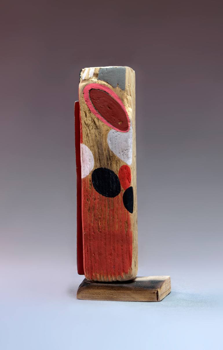 Original Cubism Geometric Sculpture by Isabel Ruiz Perdiguero