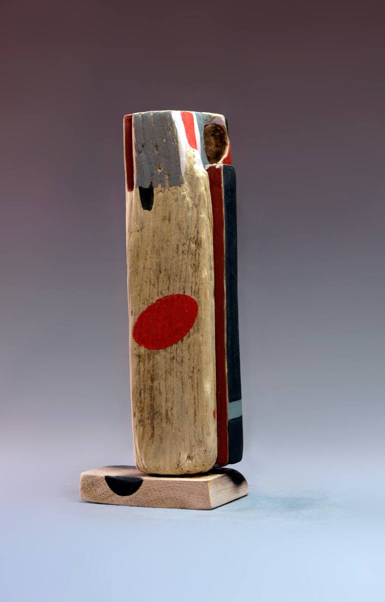 Original Cubism Geometric Sculpture by Isabel Ruiz Perdiguero