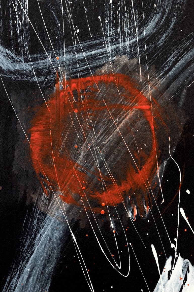 Original Abstract Expressionism Abstract Painting by Isabel Ruiz Perdiguero