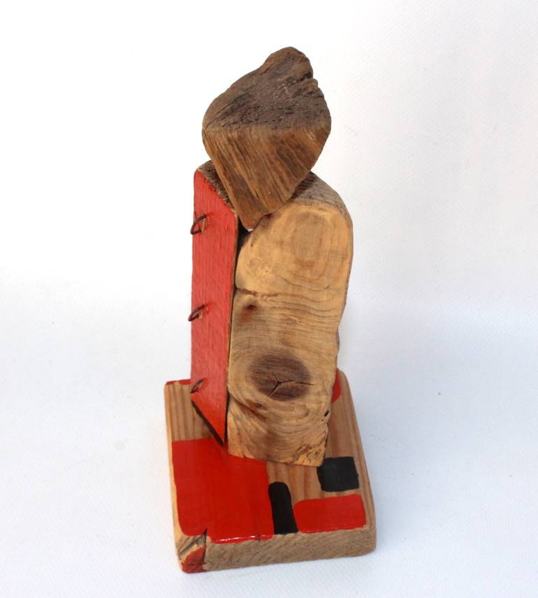 Original Cubism Abstract Sculpture by Isabel Ruiz Perdiguero