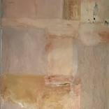 Soft pink collage by Elizabeth Ferran