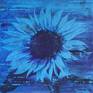 Sunflower in the moon light Painting by Valerii Startsev | Saatchi Art