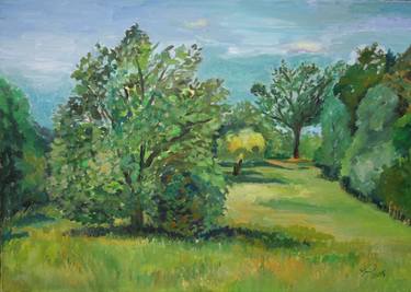 Original Impressionism Landscape Paintings by Jolanta Skruzdyte
