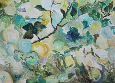 Print of Seasons Paintings by Jolanta Skruzdyte