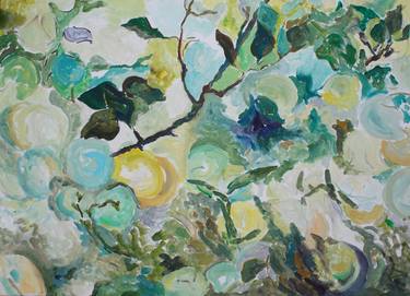 Print of Abstract Expressionism Seasons Paintings by Jolanta Skruzdyte