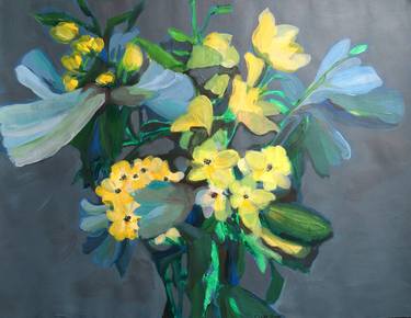 Original Floral Paintings by Stefanie Lutz