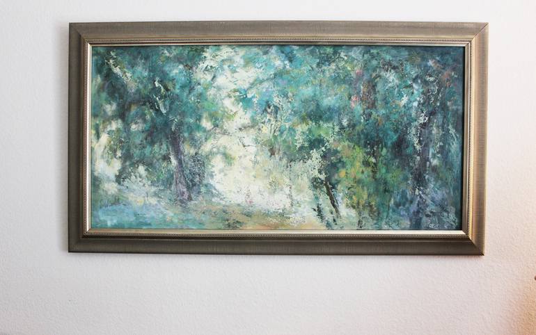 Original Impressionism Landscape Painting by Lillian Winkler