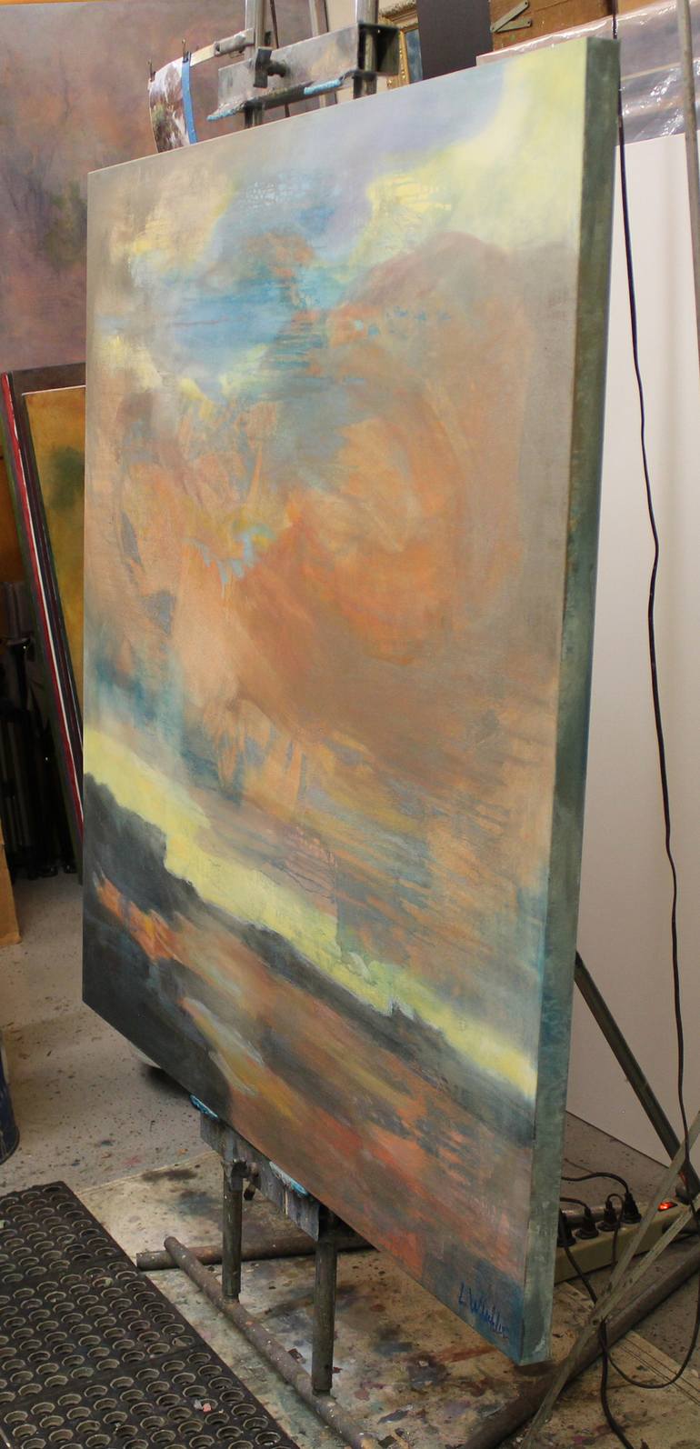 Original Abstract Painting by Lillian Winkler