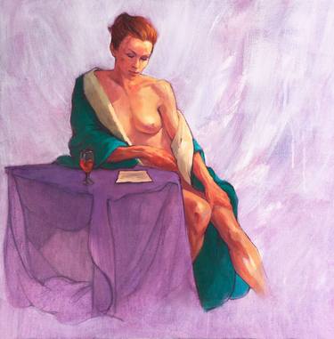 Print of Impressionism Nude Paintings by Roz McQuillan