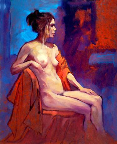 Original Impressionism Nude Paintings by Roz McQuillan