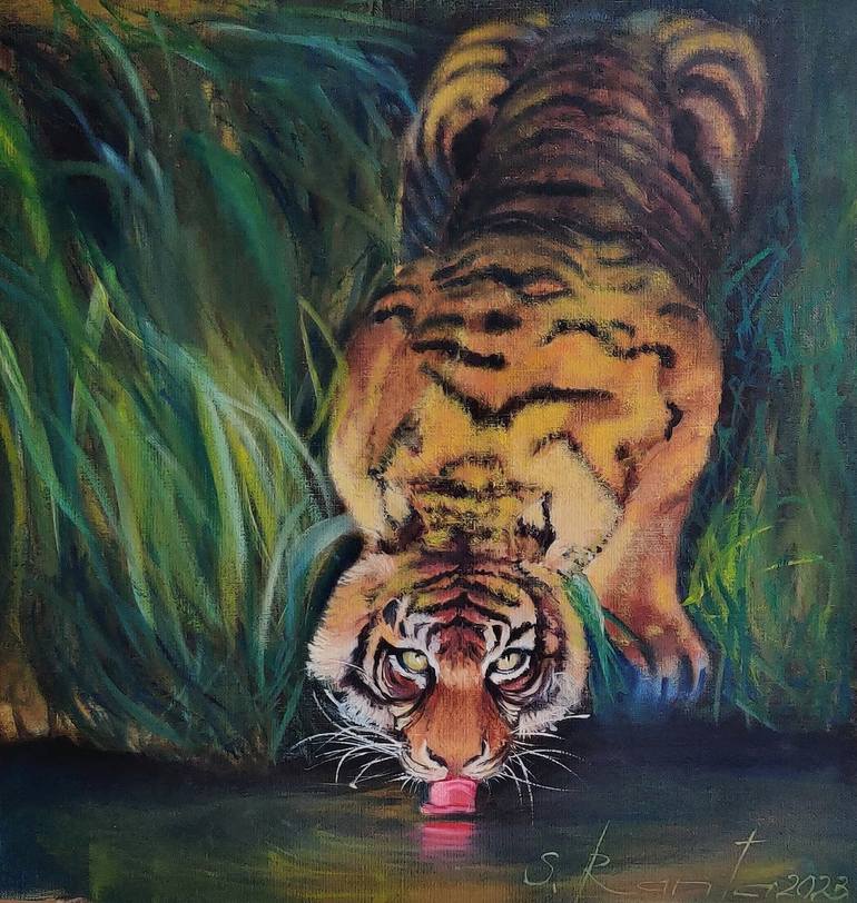 Thirsty Painting by Svetlana Ranta | Saatchi Art