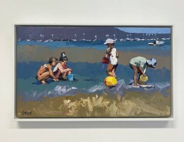 Original Beach Painting by Claire McCall