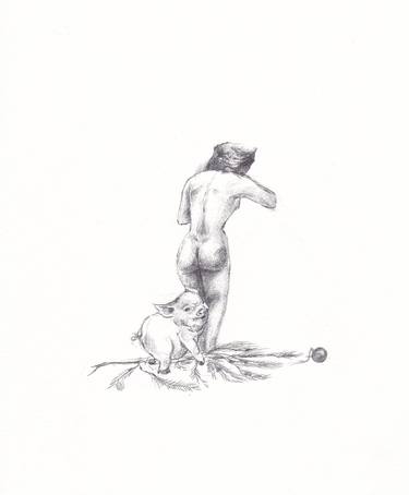 Print of Nude Drawings by Inga Lineviciute