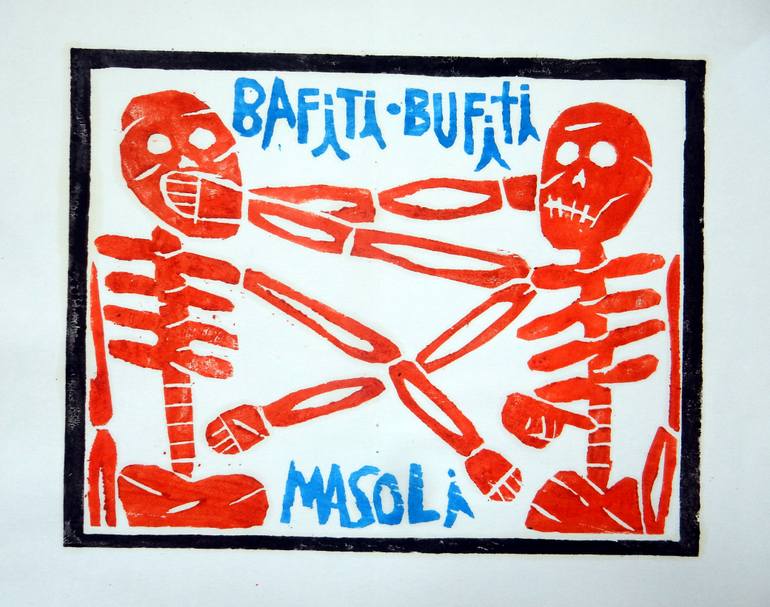 Original Expressionism Pop Culture/Celebrity Painting by Mauricio Masoli