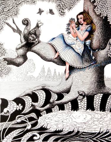 Print of Illustration Fantasy Mixed Media by Christyl Lorraina ChromaDream