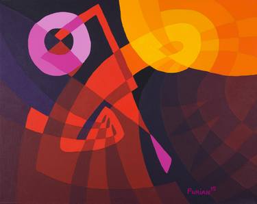 Original Abstract Paintings by Peter Hermes Furian