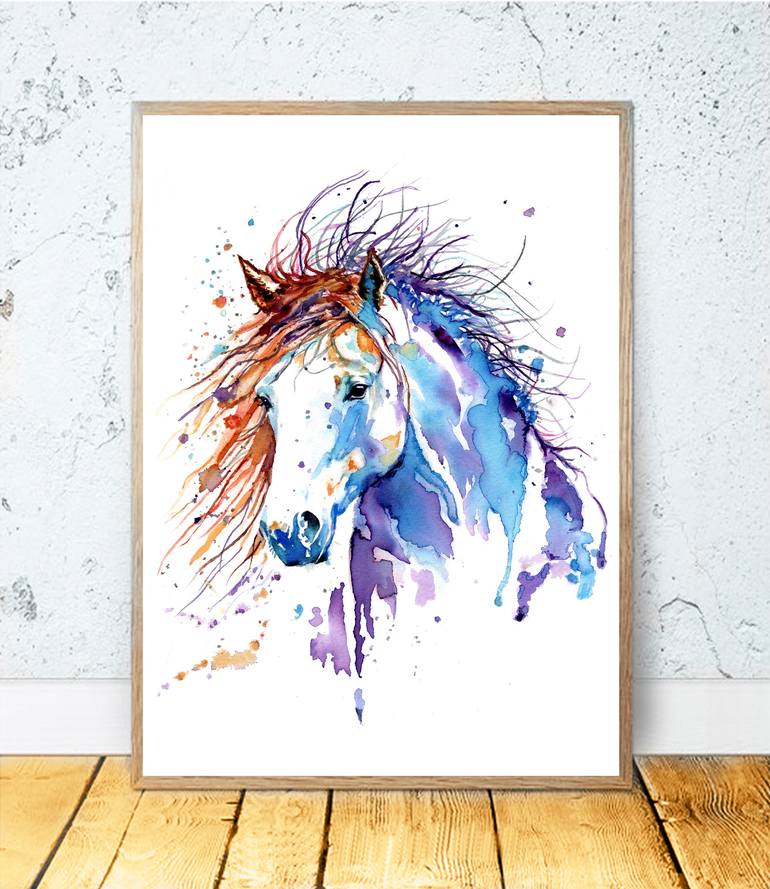 Original Contemporary Animal Painting by Nicoleta Militaru