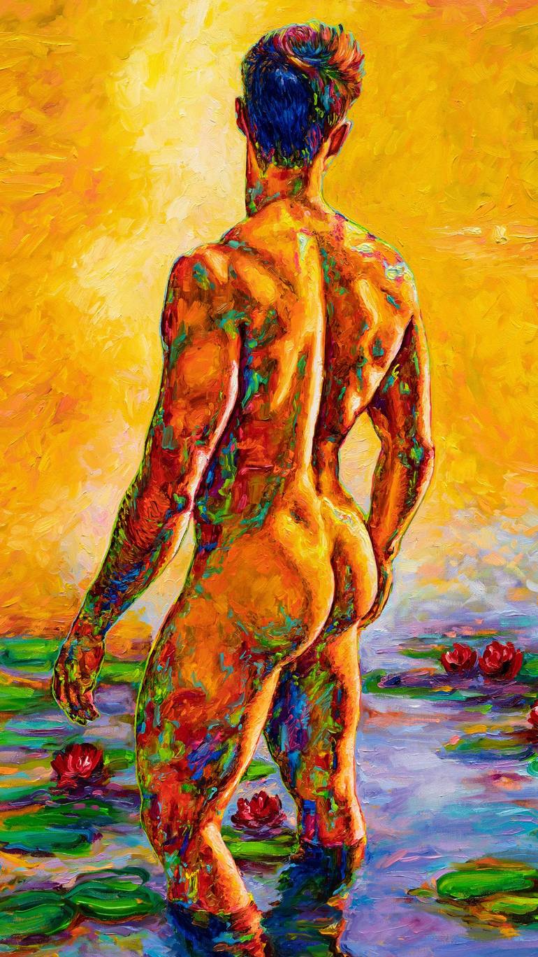 Original Erotic Painting by Oleksandr Balbyshev