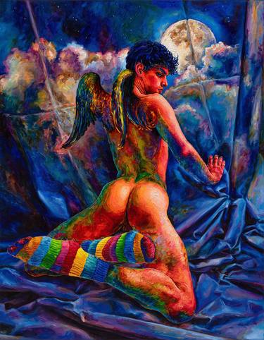 Print of Impressionism Nude Paintings by Oleksandr Balbyshev
