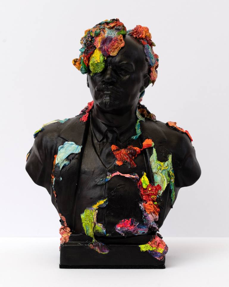 Original Pop Art Portrait Sculpture by Oleksandr Balbyshev