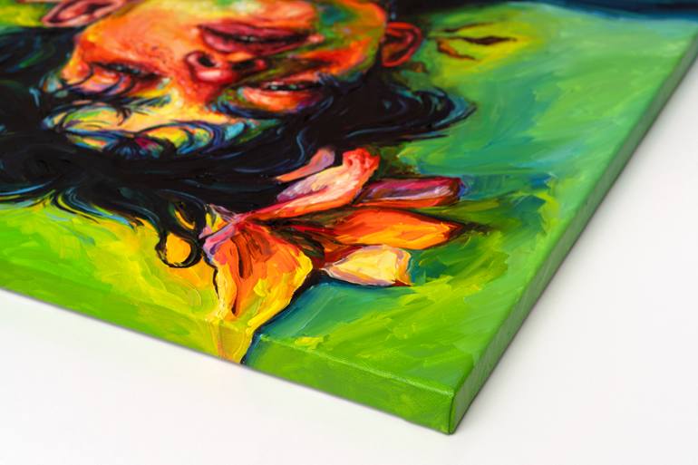 Original Impressionism Men Painting by Oleksandr Balbyshev