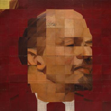 Original Cubism Politics Paintings by Oleksandr Balbyshev