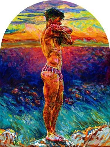 Original Impressionism Nude Paintings by Oleksandr Balbyshev