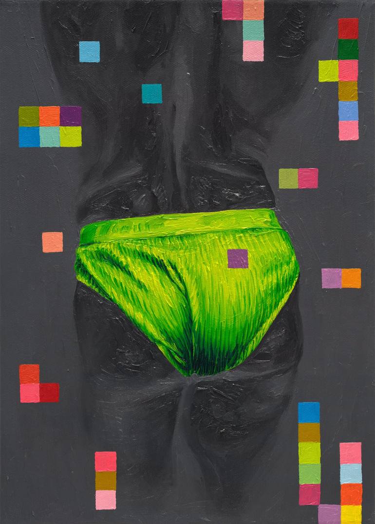 Print of Pop Art Nude Paintings by Oleksandr Balbyshev