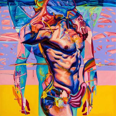 Original Abstract Nude Paintings by Oleksandr Balbyshev