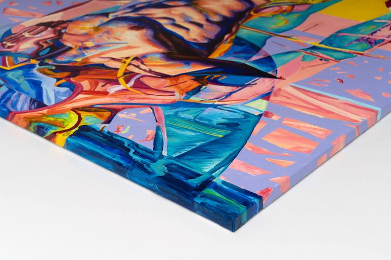 Original Abstract Nude Painting by Oleksandr Balbyshev