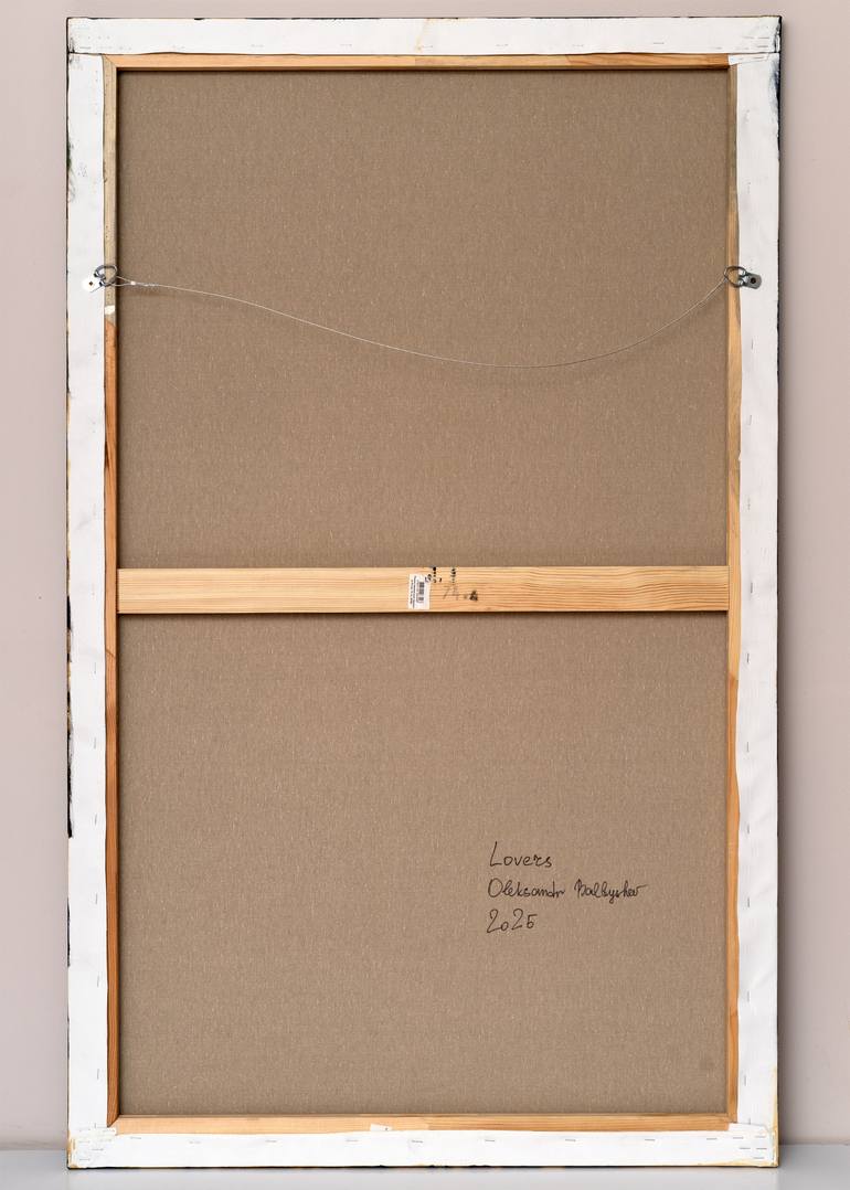 Original Cubism Love Painting by Oleksandr Balbyshev