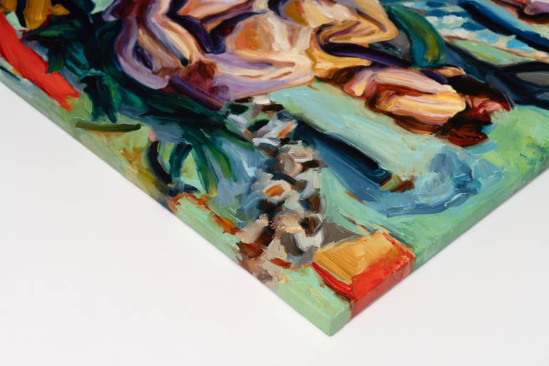 Original Expressionism Nude Painting by Oleksandr Balbyshev