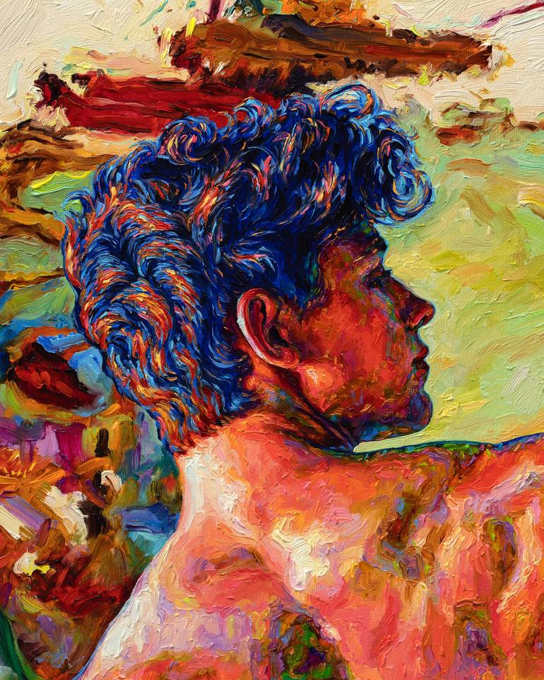 Original Abstract Nude Painting by Oleksandr Balbyshev