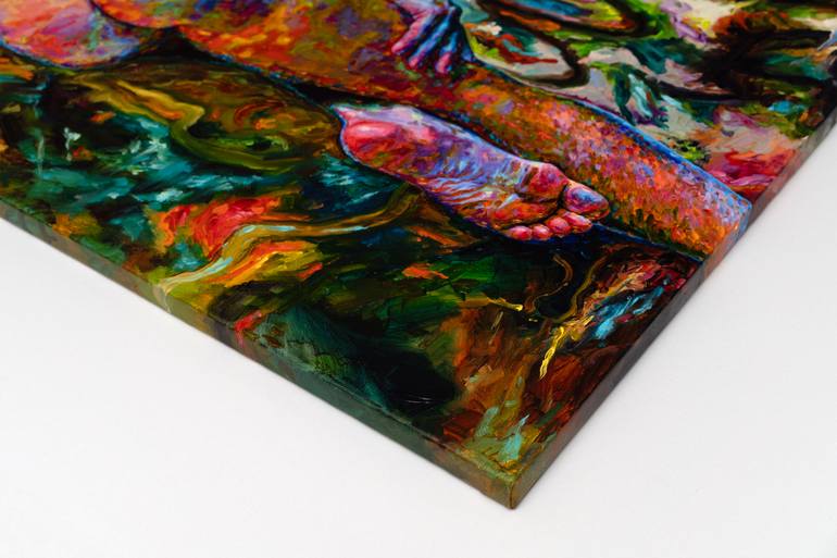 Original Abstract Nude Painting by Oleksandr Balbyshev