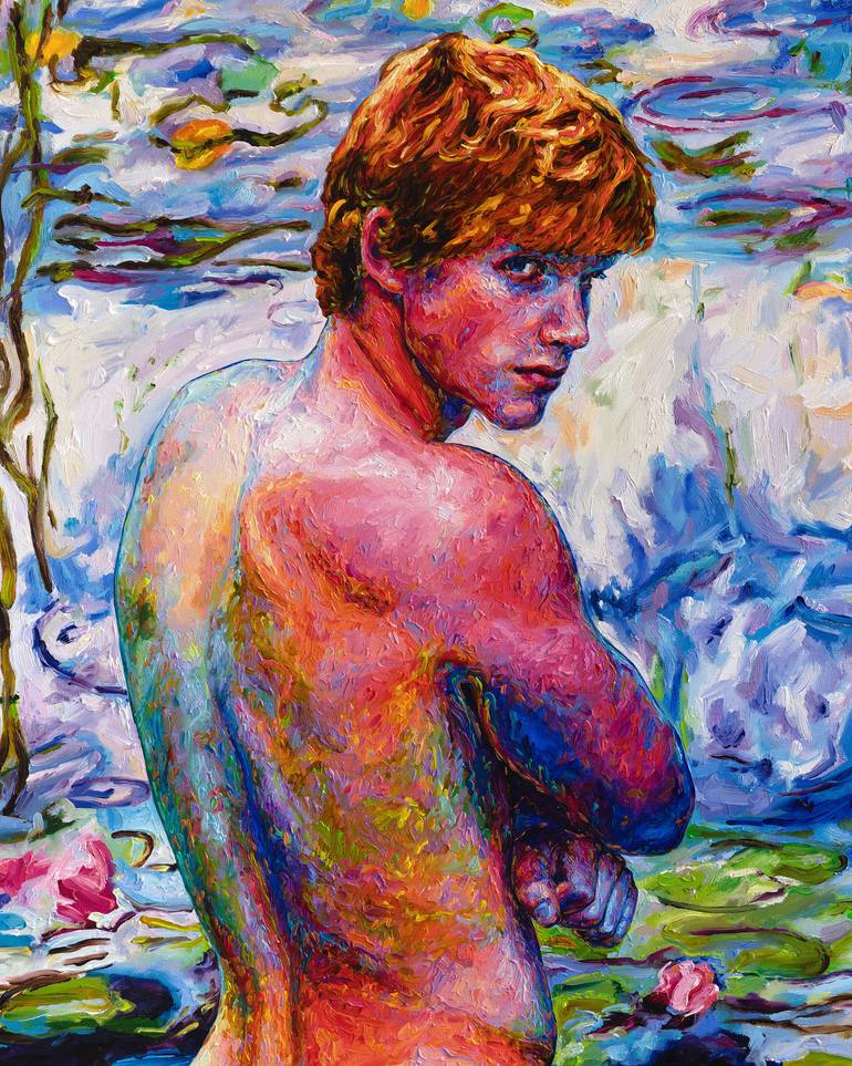 Original Contemporary Nude Painting by Oleksandr Balbyshev