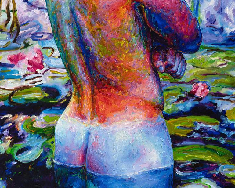 Original Contemporary Nude Painting by Oleksandr Balbyshev